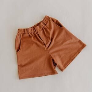 James Street Co Pull On Elastic Waist Trouser Cotton Blend Short Size Small